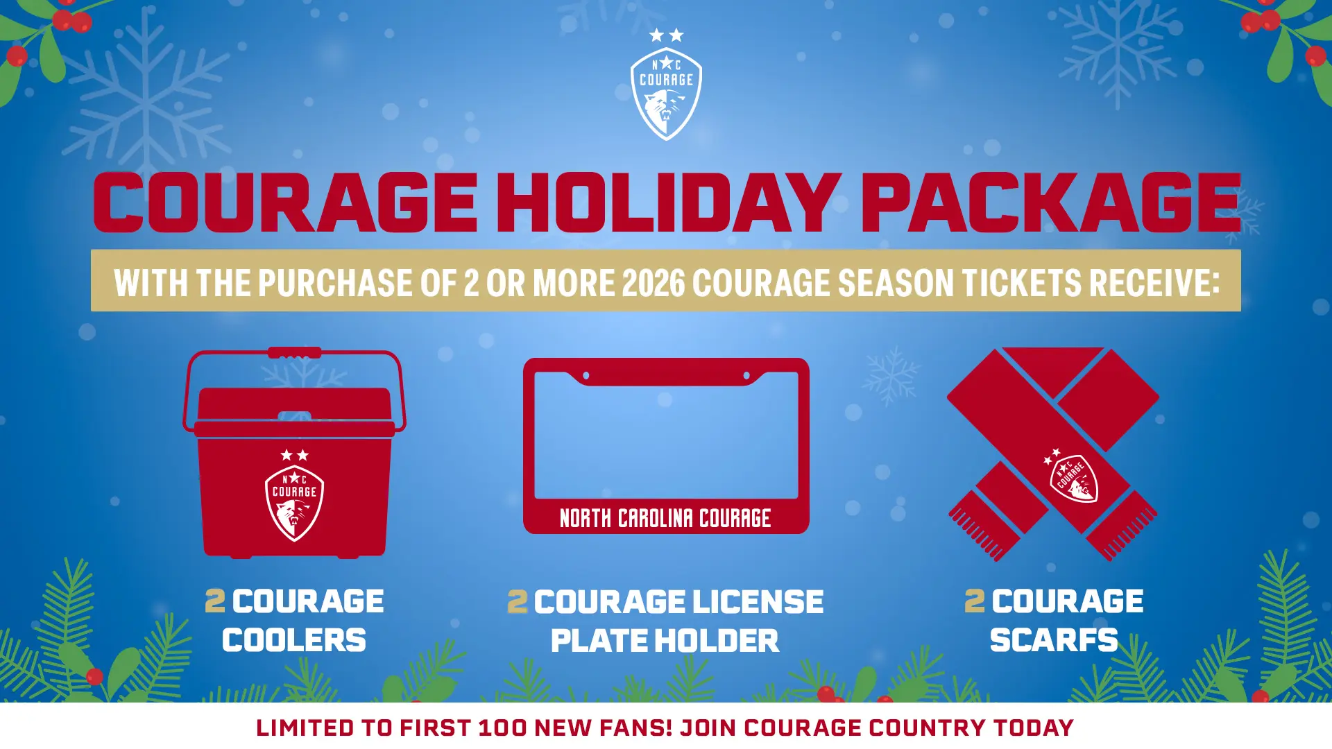 Courage Holiday Package
