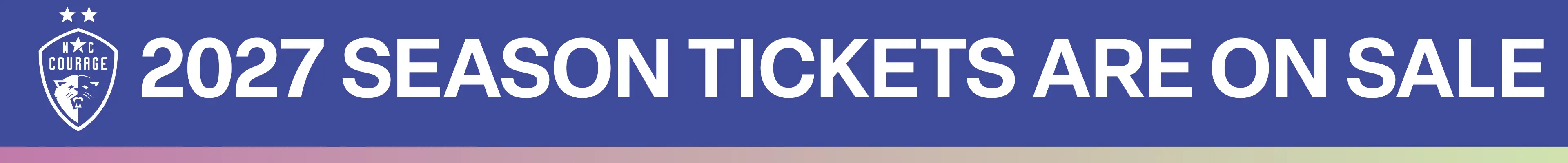 2027 SEASON TICKETS ON SALE HEADER
