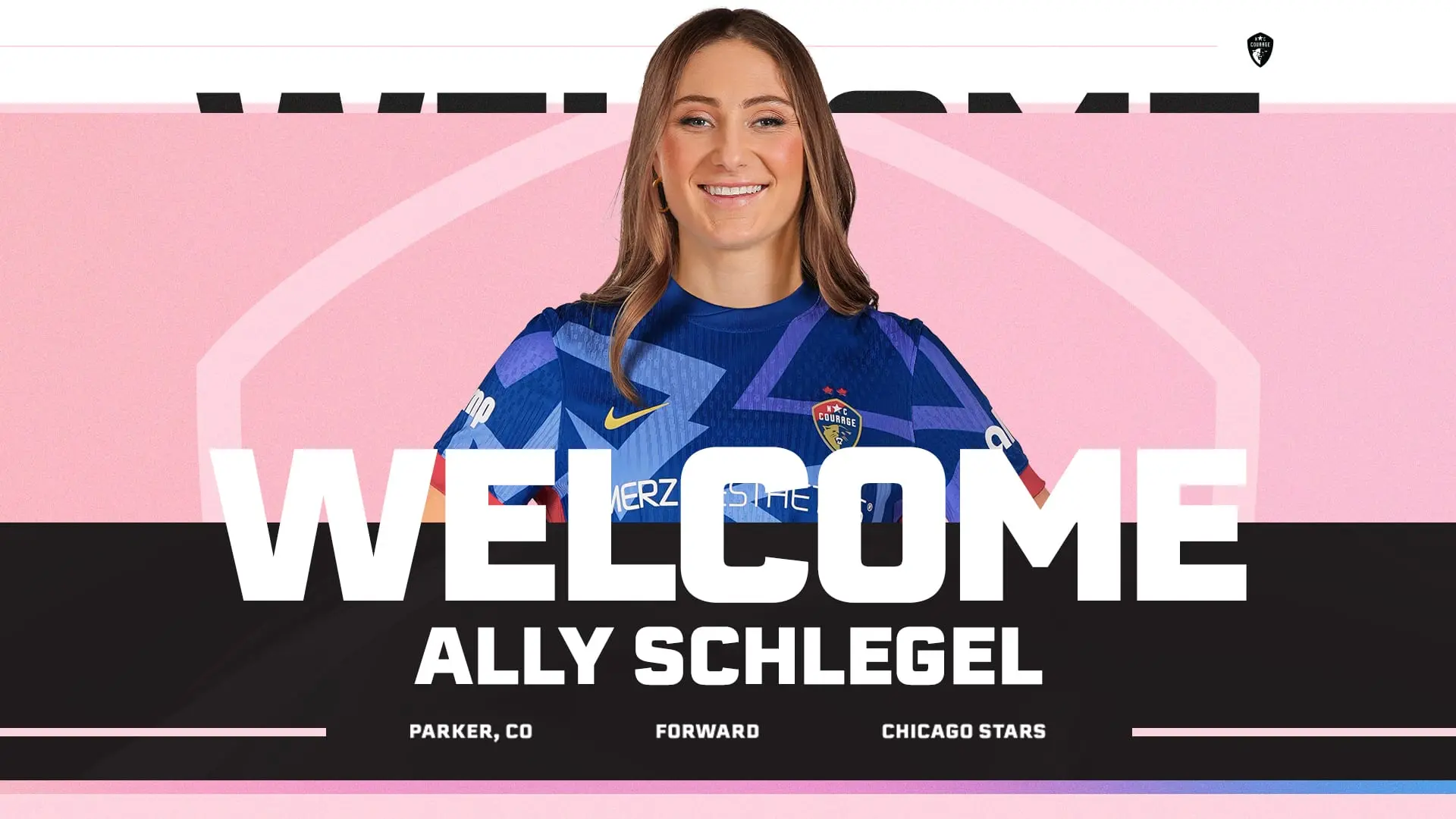COURAGE SIGN FREE AGENT FORWARD ALLY SCHLEGEL THROUGH 2028