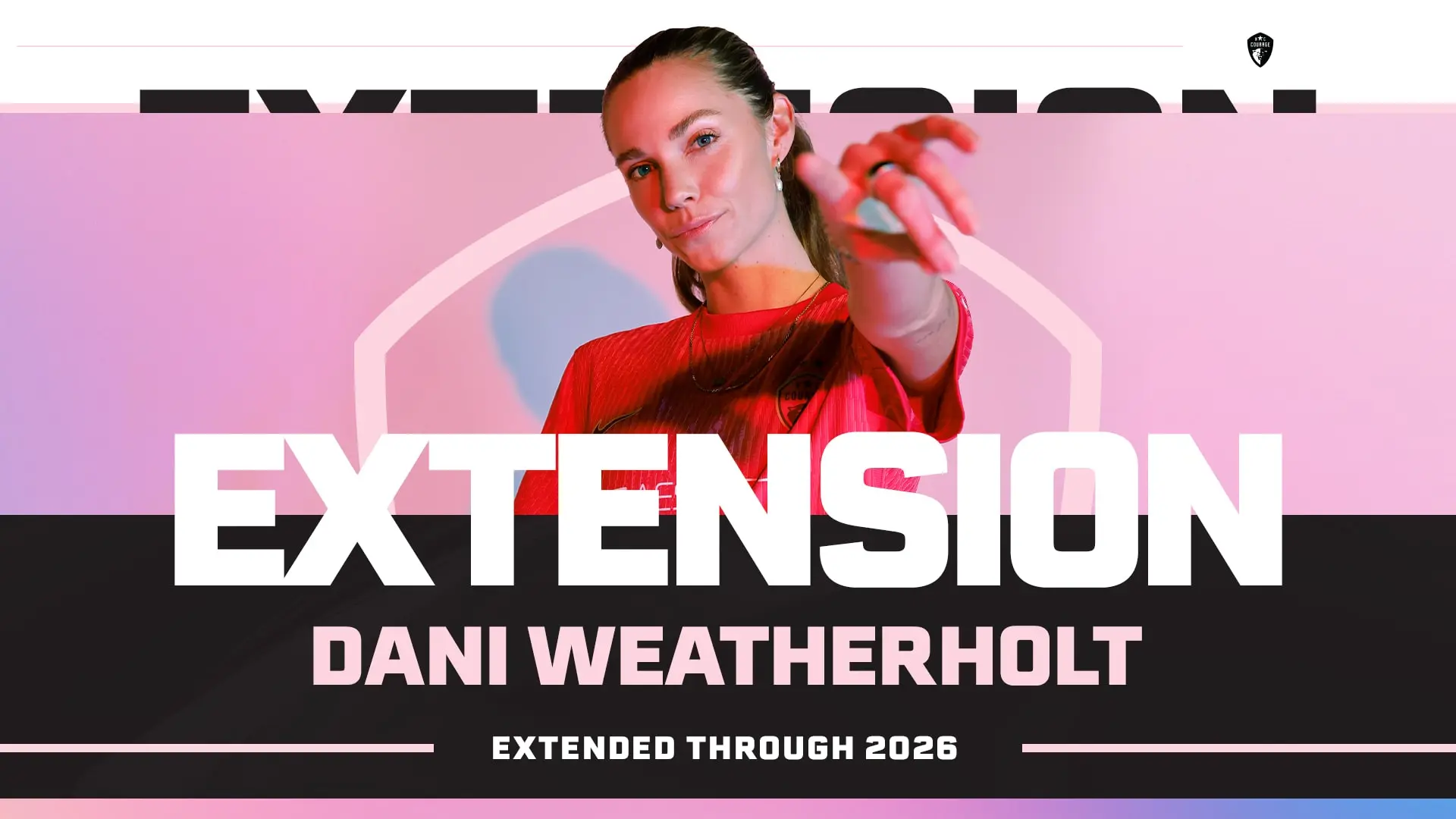 NC COURAGE SIGN DANI WEATHERHOLT TO ONE-YEAR EXTENSION 