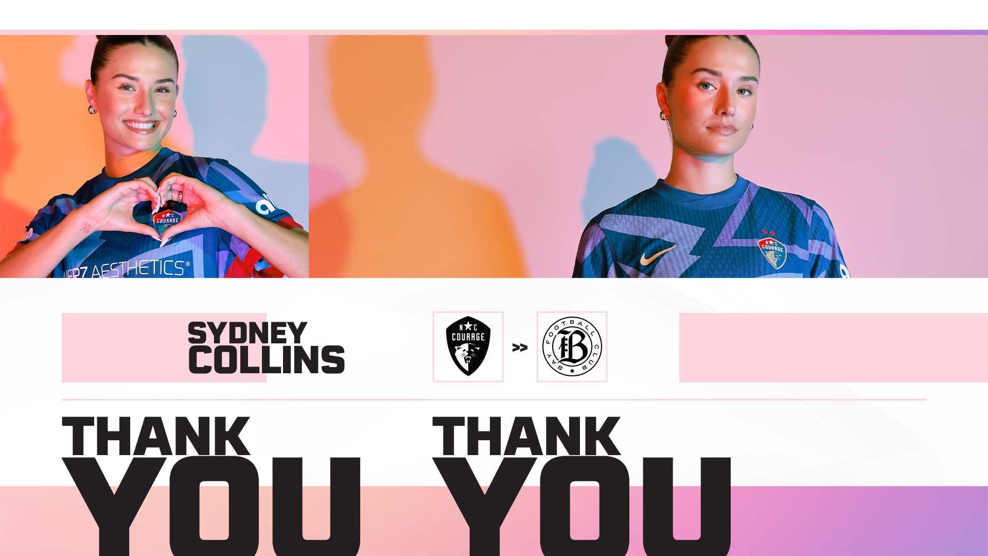 NORTH CAROLINA COURAGE ACQUIRE $60,000 IN INTRALEAGUE TRANSFER FUNDS FROM BAY FC FOR DEFENDER SYDNEY COLLINS 