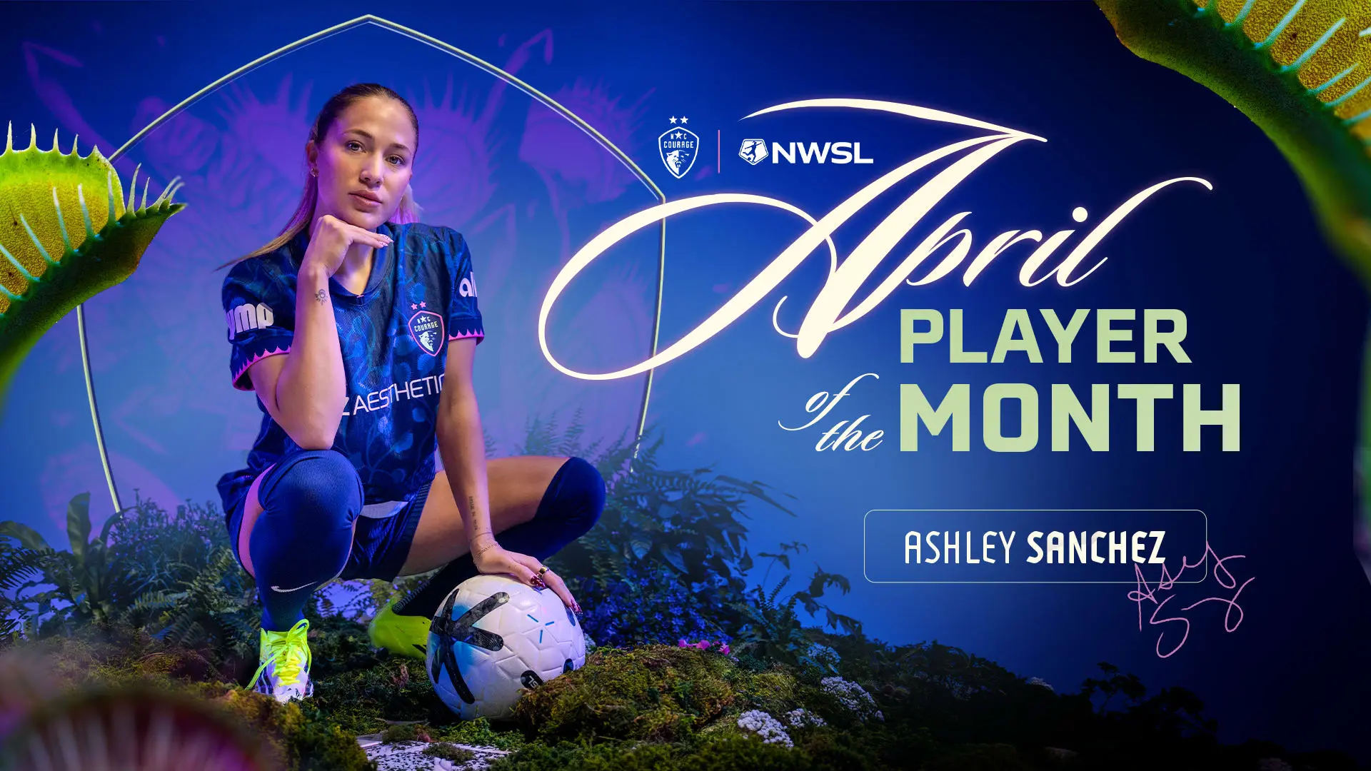 NORTH CAROLINA COURAGE MIDFIELDER ASHLEY SANCHEZ NAMED APRIL NWSL PLAYER OF THE MONTH