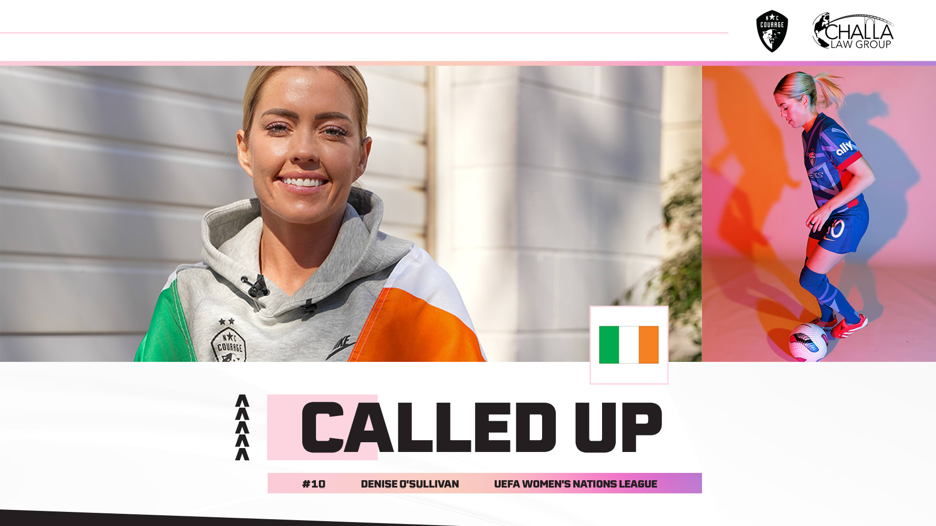 DENISE O’SULLIVAN CALLED UP BY IRELAND 