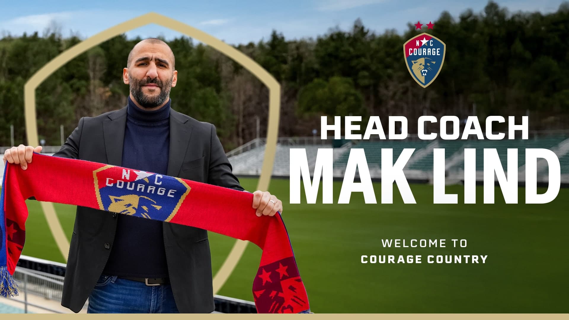 NC COURAGE INTRODUCE MAK LIND AS THIRD HEAD COACH IN CLUB HISTORY
