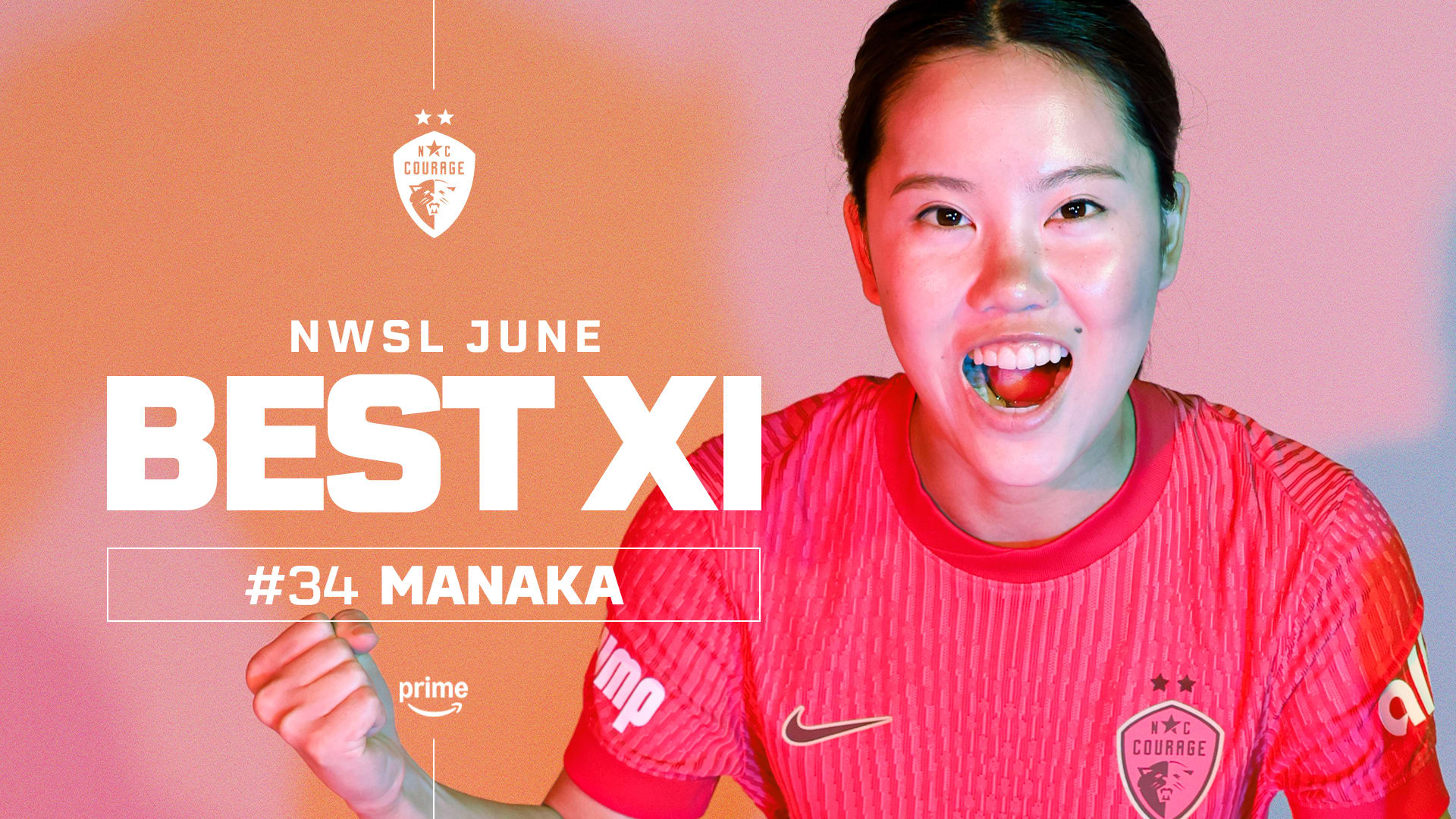 MANAKA MATSUKUBO NAMED TO NWSL BEST XI FOR JUNE 