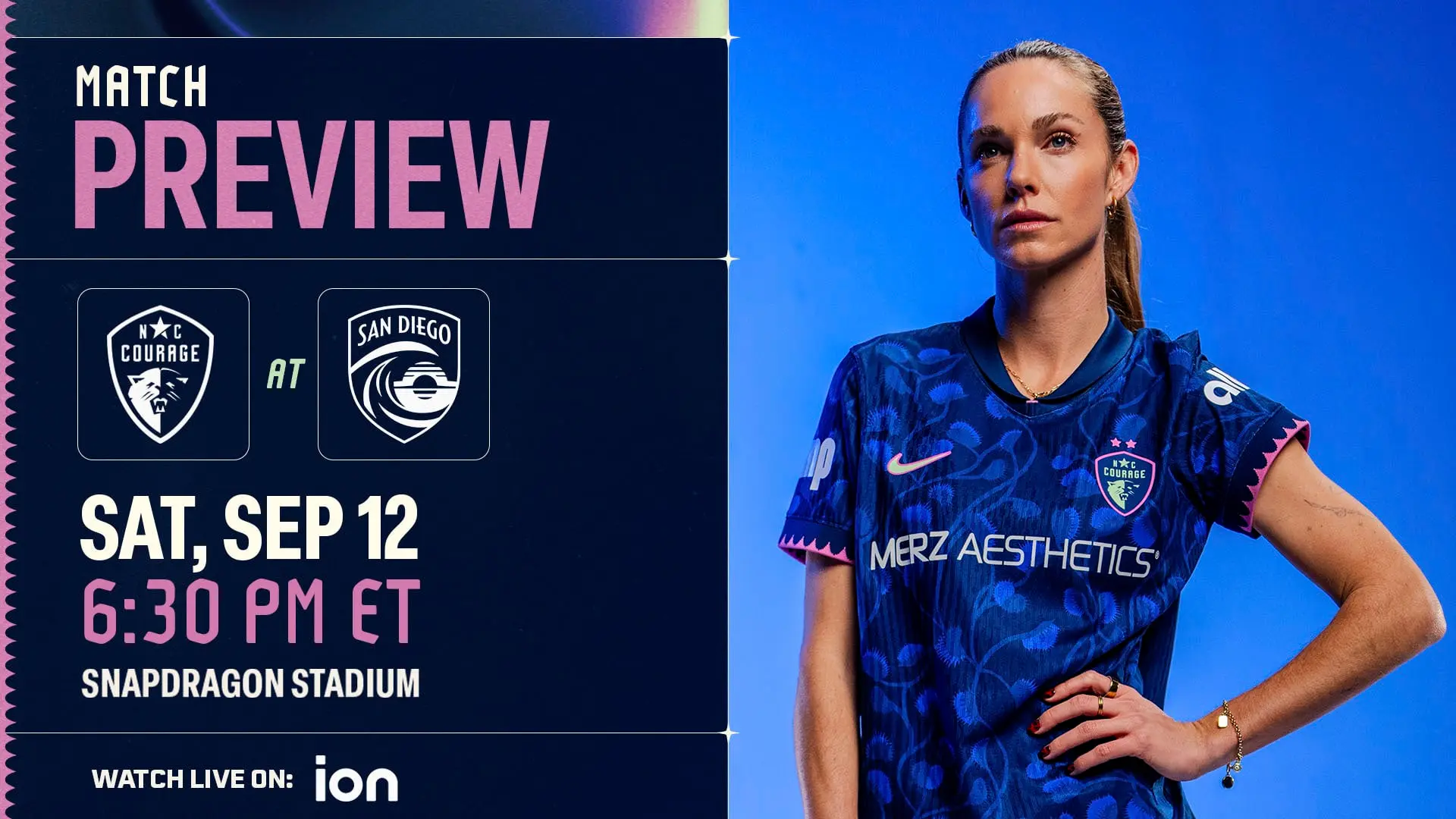MATCH PREVIEW: COURAGE HEAD WEST FOR TOP-FIVE SHOWDOWN IN SAN DIEGO
