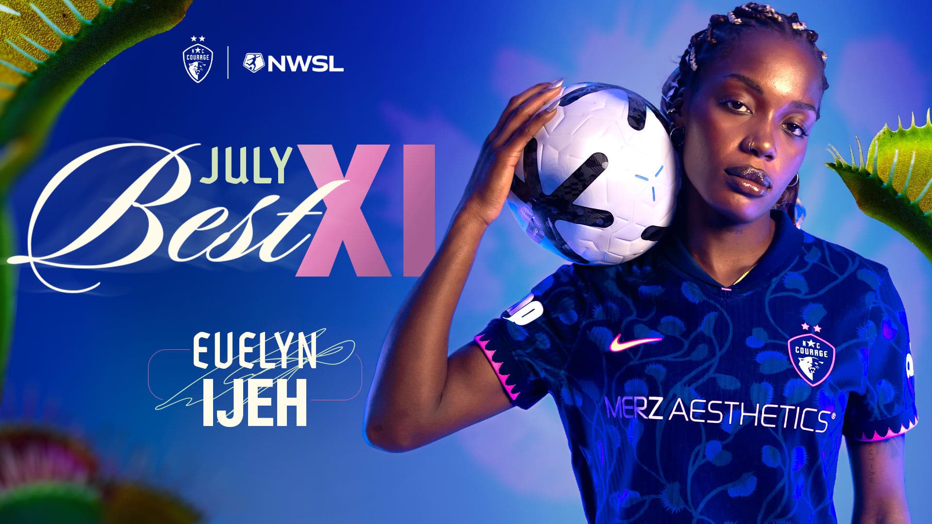 EVELYN IJEH NAMED TO NWSL BEST XI FOR JULY