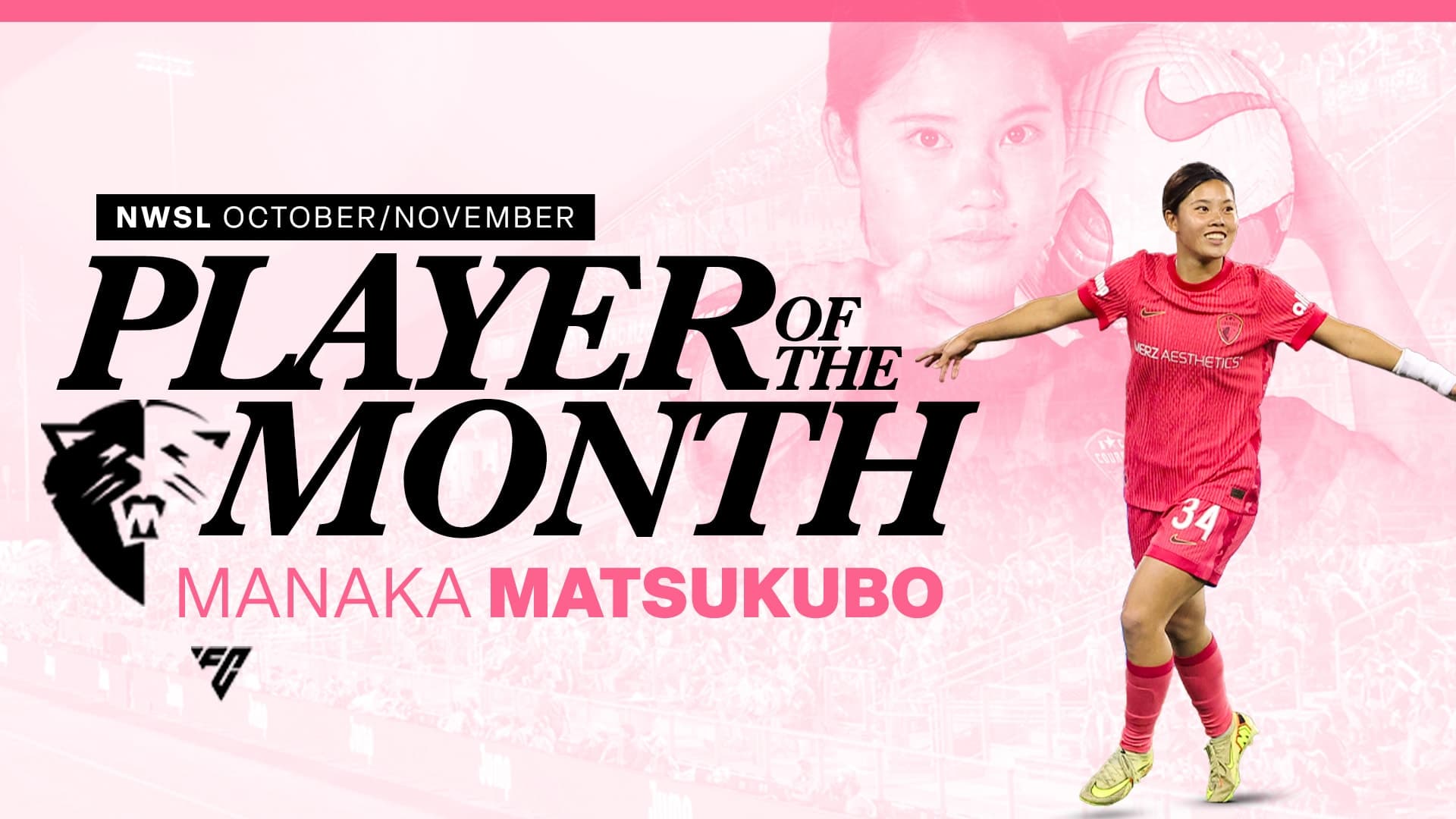 MANAKA MATSUKUBO NAMED NWSL PLAYER OF THE MONTH 