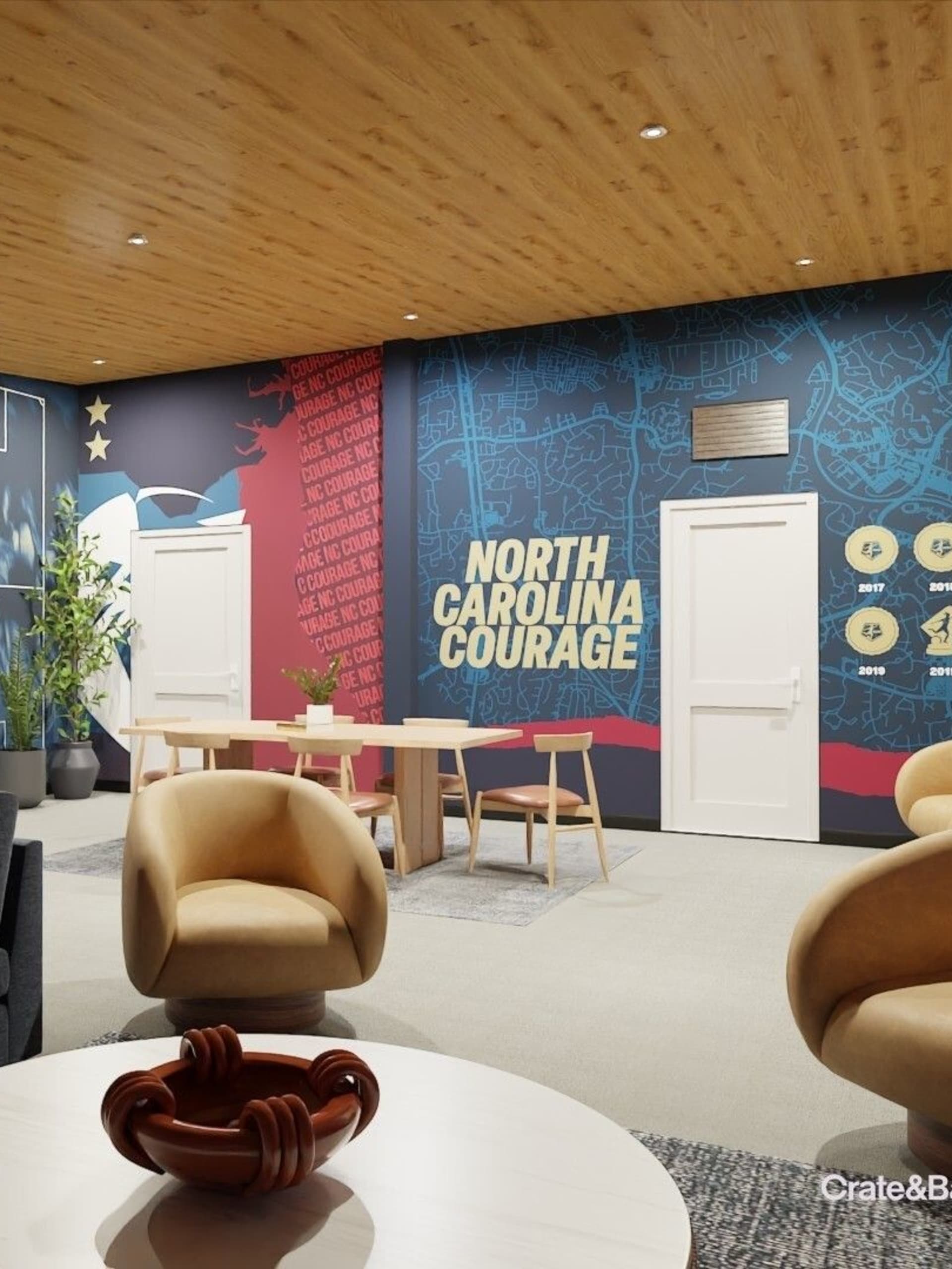 Crate & Barrel + Courage Lounge Rendering 1