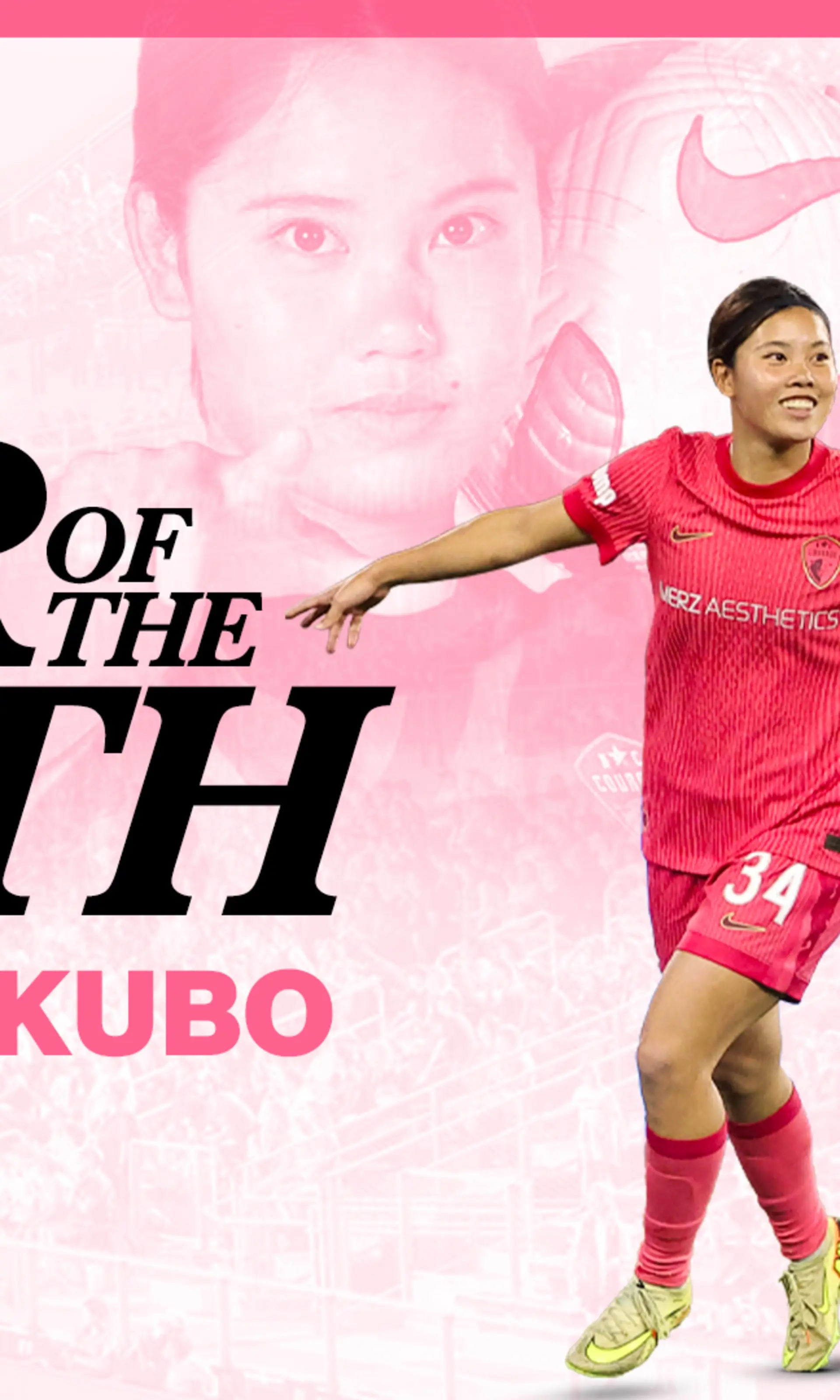 MANAKA MATSUKUBO NAMED NWSL PLAYER OF THE MONTH 