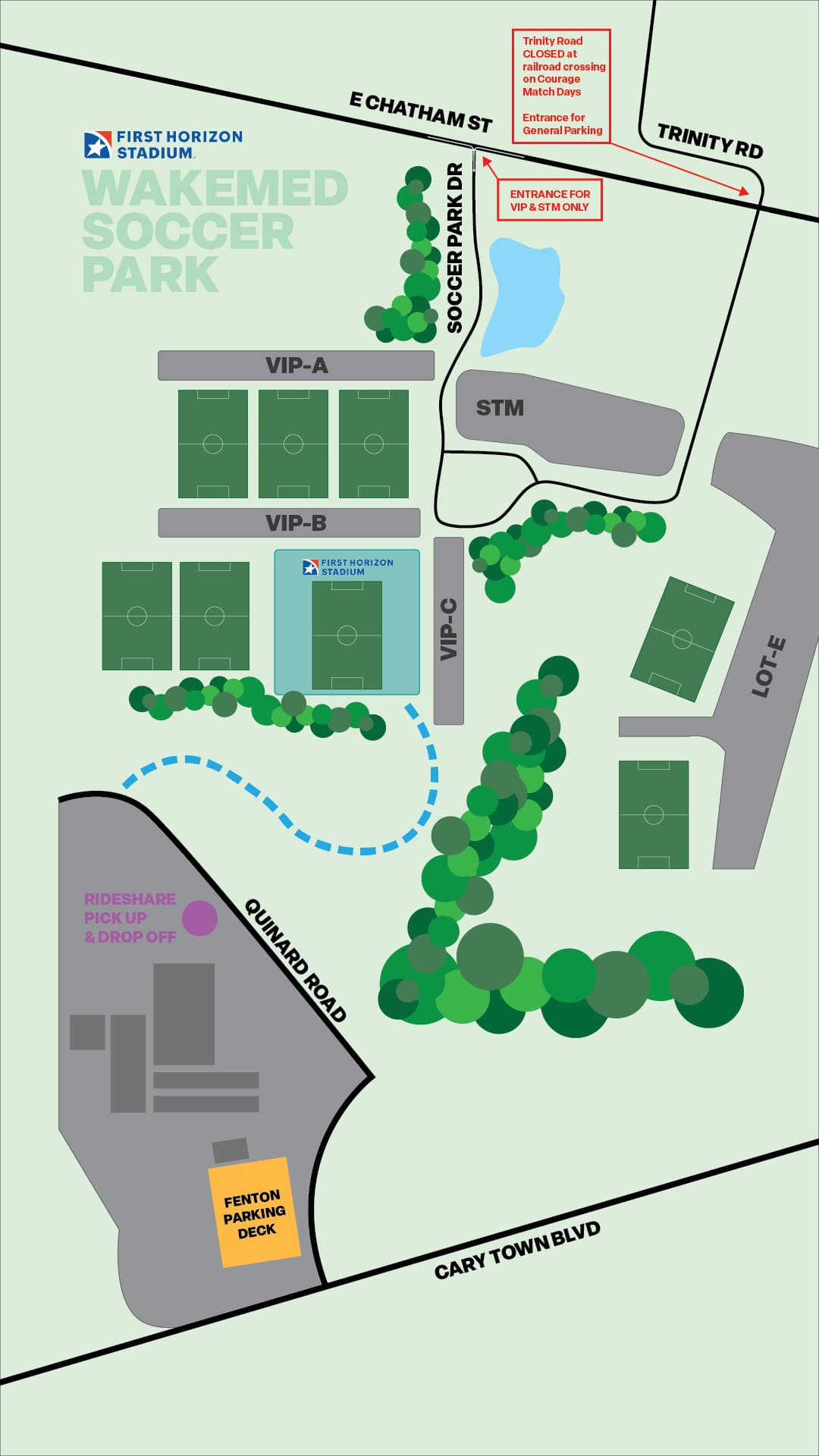 Matchday Parking Map