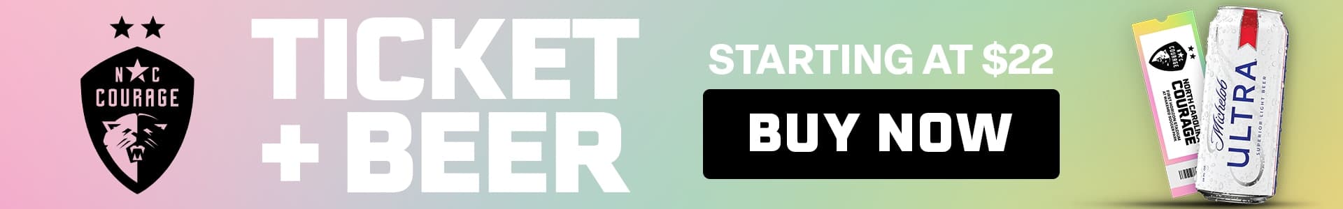 Ticket & Beer Banner