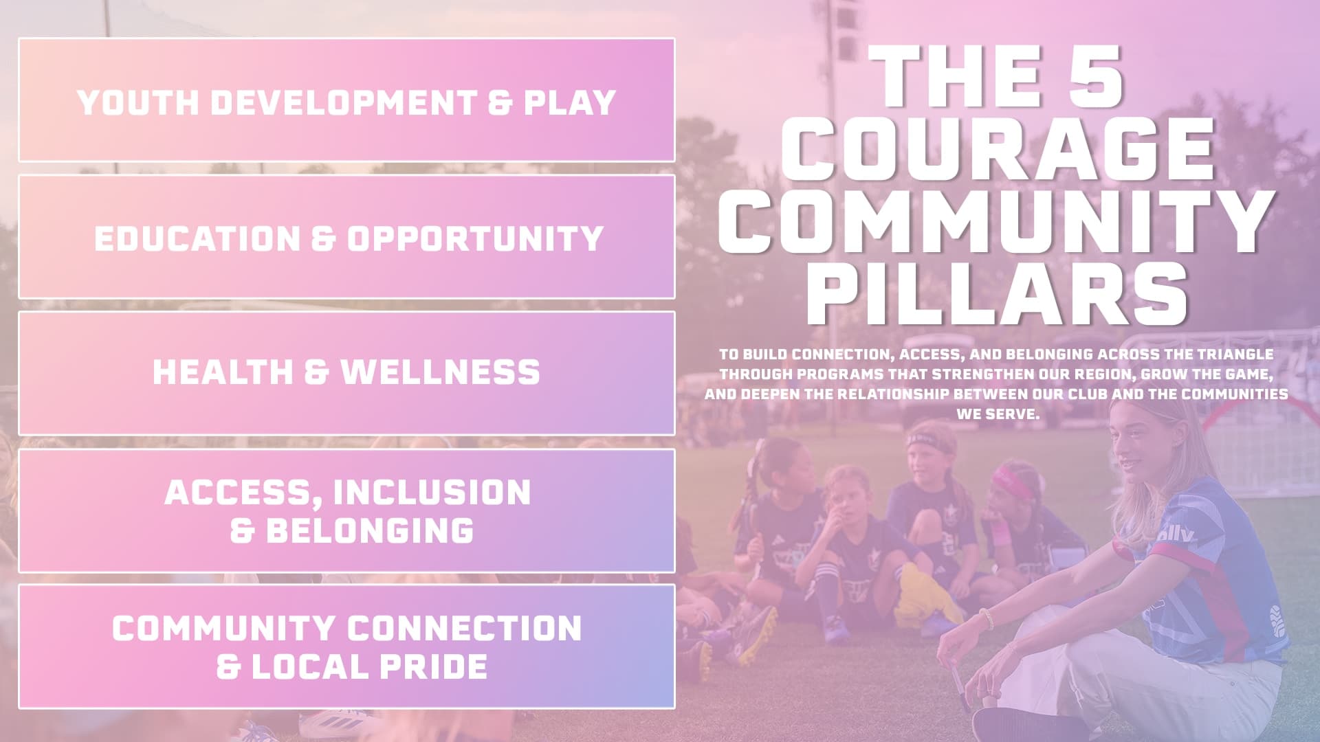 Community Pillars Graphic