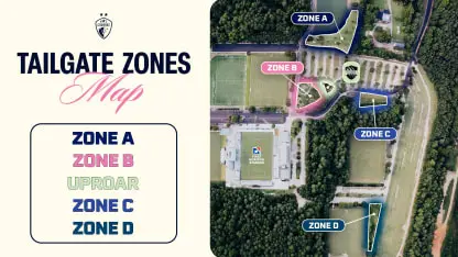 Tailgating Zones Graphic